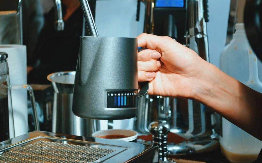 Milk Pitcher (with integrated thermometer) Latte Pro 480ml/600ml