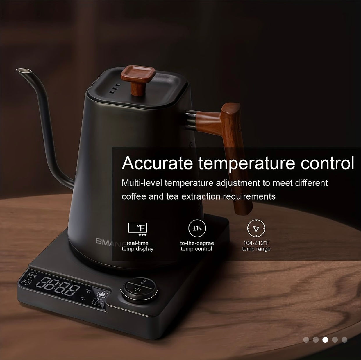 Electric Temperature Control Kettle Java Roastery HQ