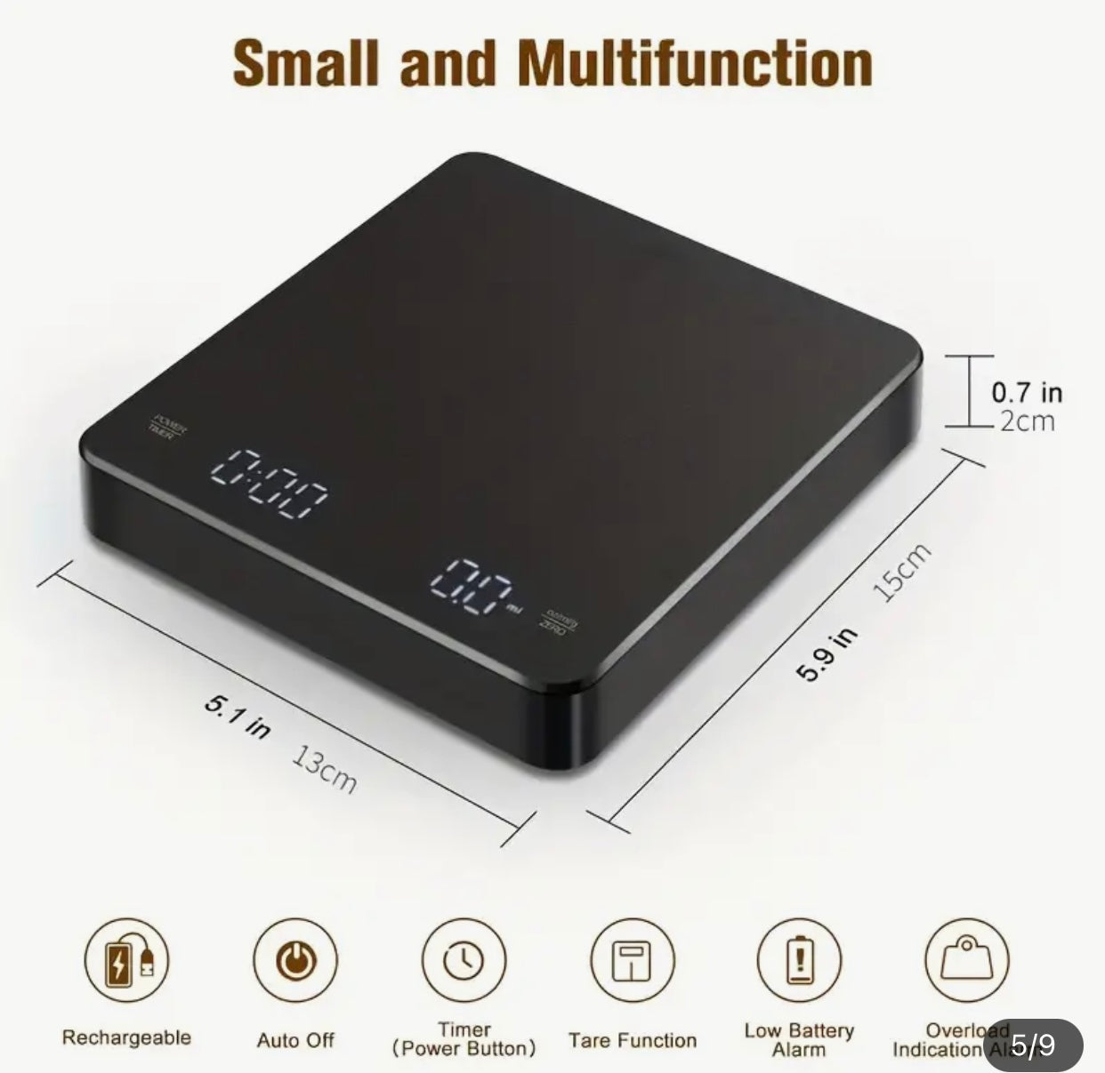 Coffee Scales (USB Charging)