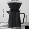 Load image into Gallery viewer, Hand Brew Coffee Pot Set (Ceramic) in Black or White
