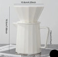 Load image into Gallery viewer, Hand Brew Coffee Pot Set (Ceramic) in Black or White
