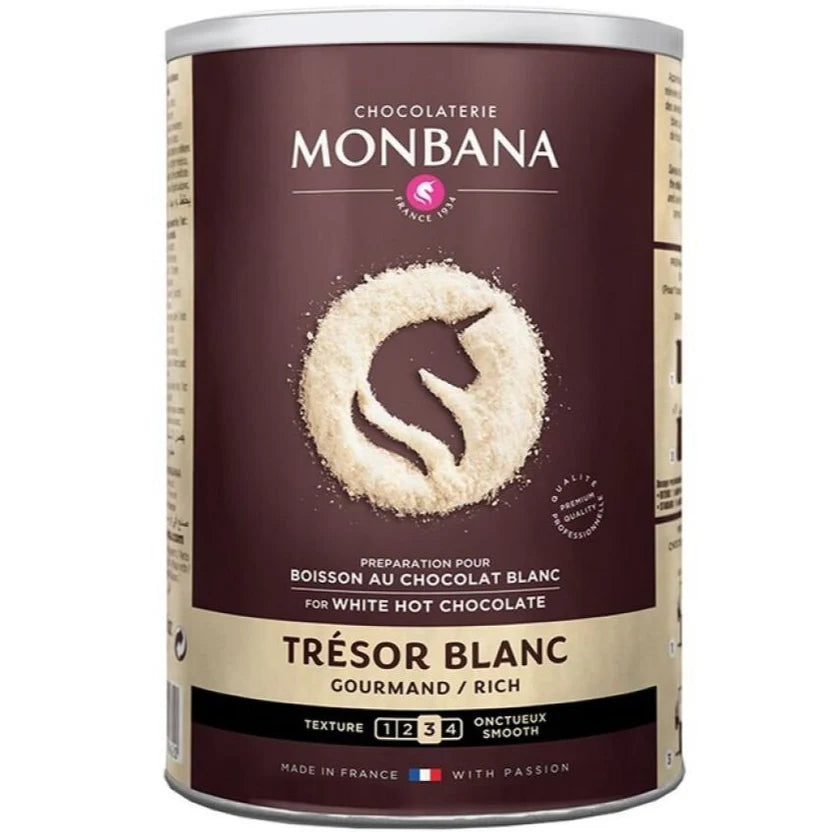 Monbana Trésor Blanc (White Chocolate) 500g